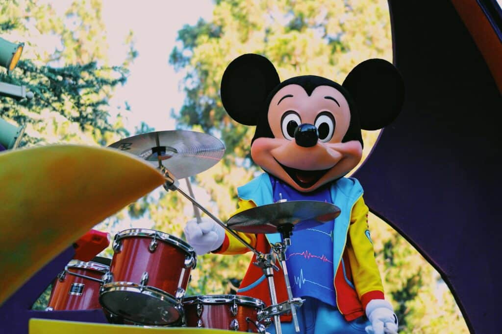 Mickey Mouse in Disneyland