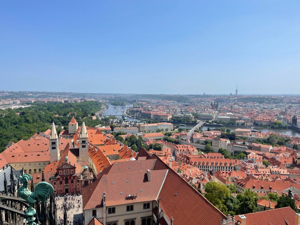 Panoramic View of Prague from St. Vitus Cathedral