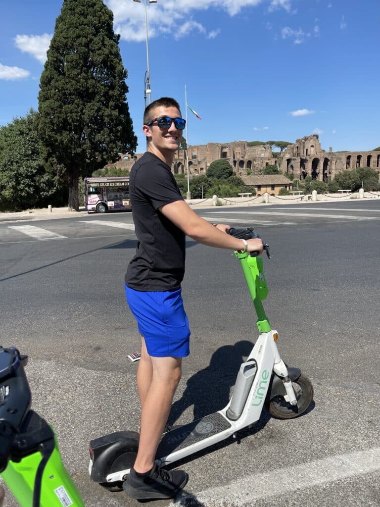 Lime Scooters in Rome