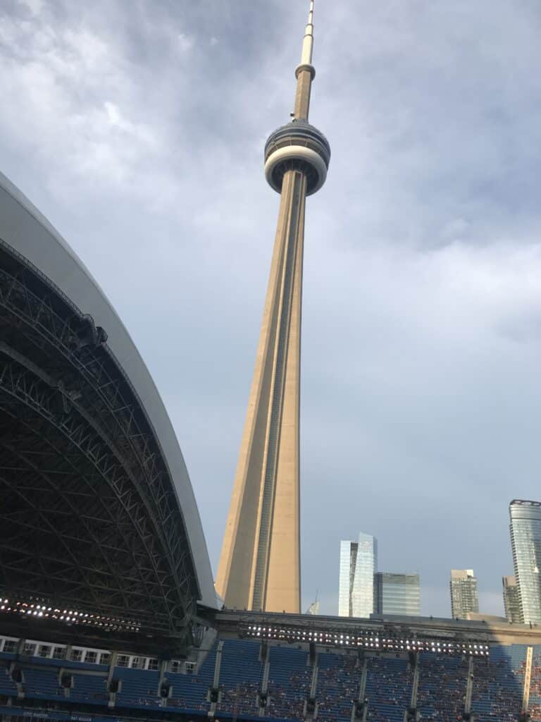 CN Tower from Rogers Centre