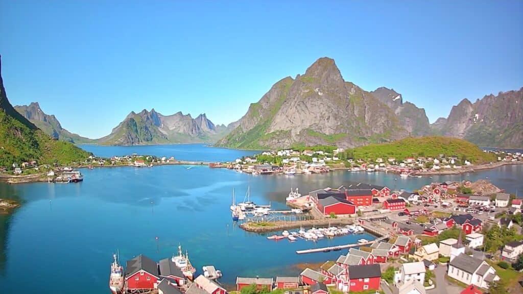 Reine Drone Footage | Zutell Travels Reine Drone Footage