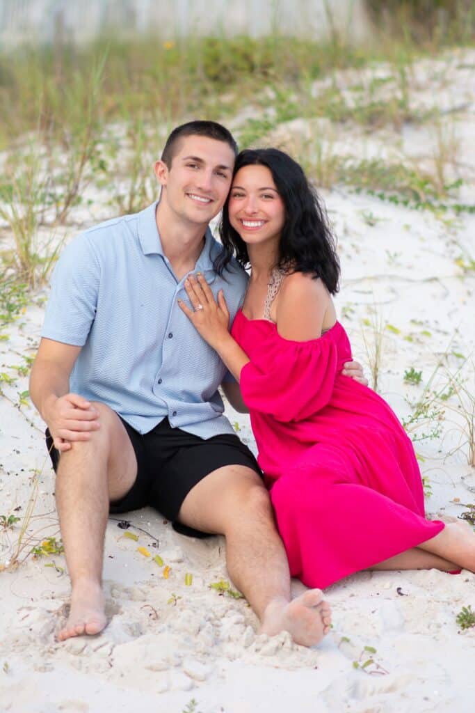 Maddy and I Gulf Shores | Zutell Travels Sitting on the beach