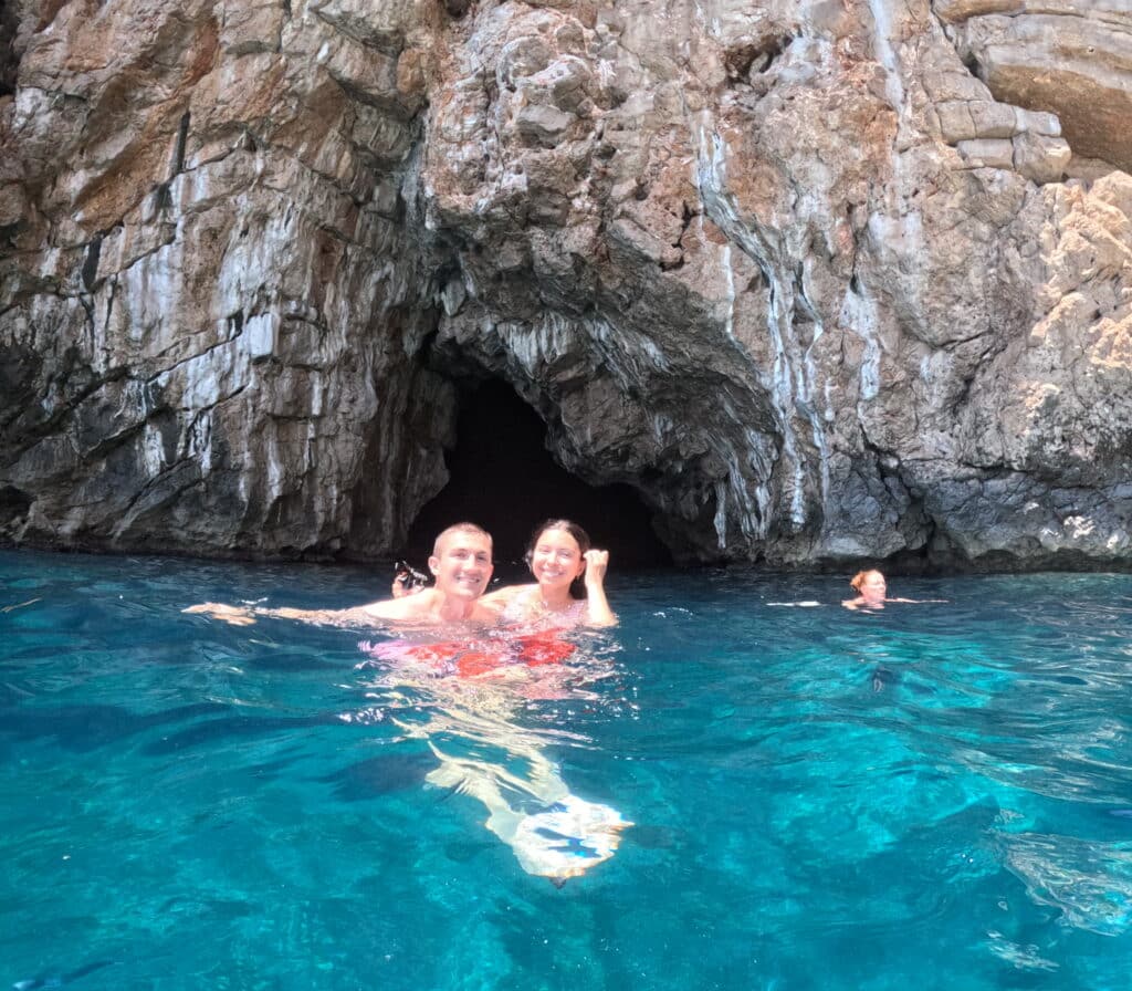 Swimming in Adriatic Sea