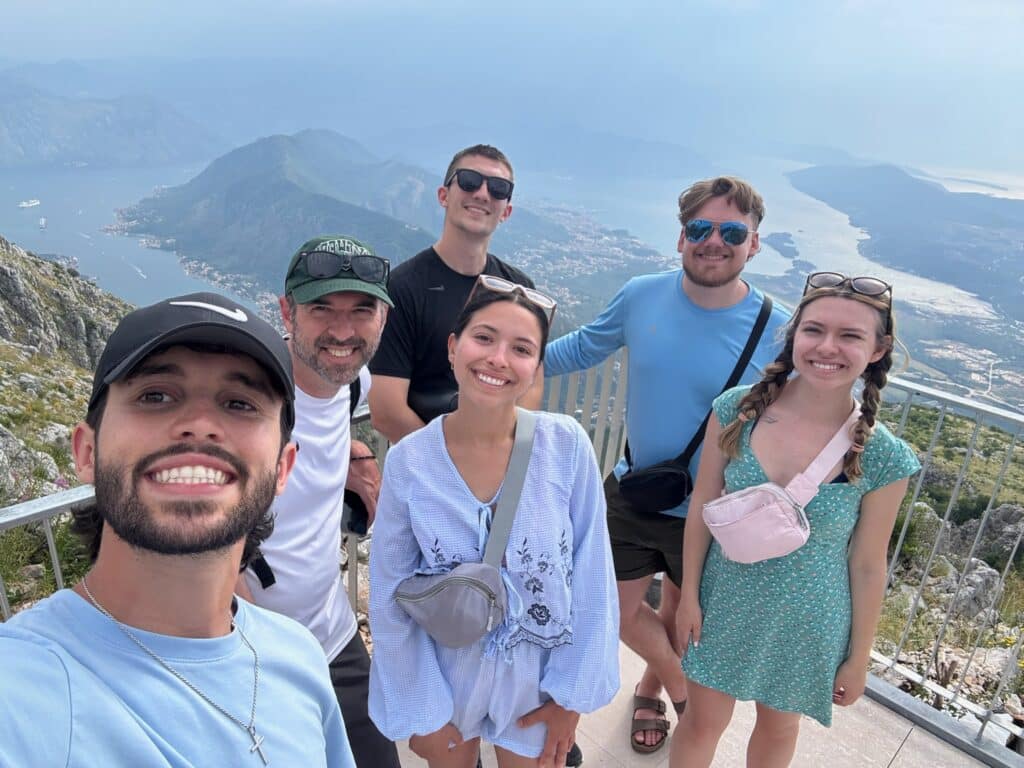 View from the top of Kotor