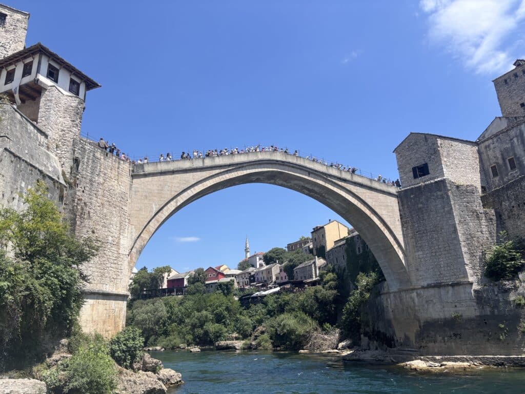 Old Bridge Mostar in Summer